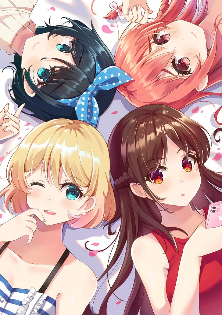 Kanojo, Okarishimasu (Rent-a-Girlfriend), anime, anime girls, HD wallpaper