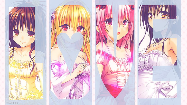 Anime, To Love-Ru: Darkness, Golden Darkness, Lala Satalin Deviluke, HD wallpaper