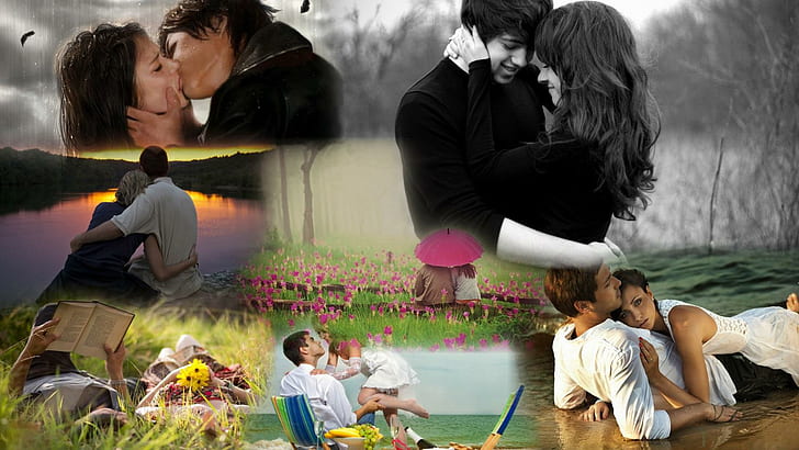 ?Love Is # 2 ?, collage, abstact, woman, HD wallpaper