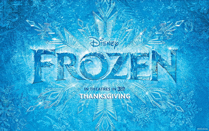 Disney Frozen Movie logo, HD wallpaper