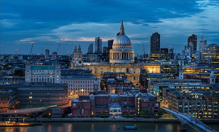 London, UK, St Paul`s Cathedral, HD wallpaper