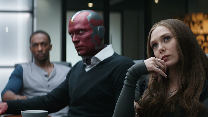 women, Captain America: Civil War, The Vision, Scarlet Witch, HD wallpaper