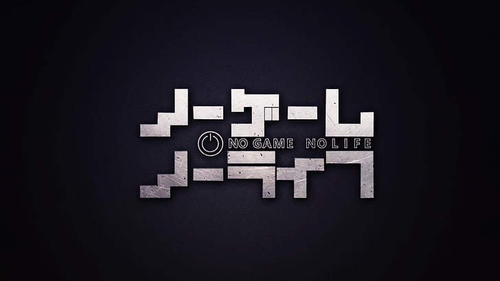 No Game No Life wallpaper, logo, digital art, video games, anime, HD wallpaper