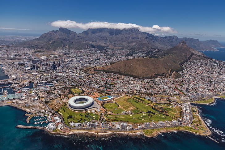Cities, Cape Town, South Africa, HD wallpaper