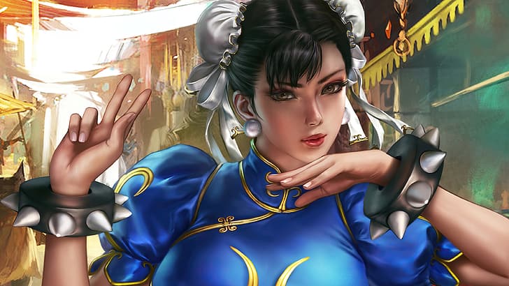chun li, Street Fighter, video game characters, female warrior, HD wallpaper