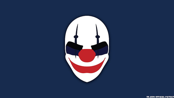 Pennywise mask wallpaper, Chains, Fon, PAYDAY 2, Of cheyns, vector, HD wallpaper