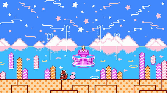Hình nền HD: Kirby, Kirby\'s Adventure, King Dedede | Wallpaper Flare là một bộ sưu tập hình nền tuyệt vời dành cho tất cả các Fan của Kirby. Tận hưởng những hình ảnh đẹp và rực rỡ của các nhân vật đầy màu sắc này trên màn hình của bạn. Hãy cùng chiêm ngưỡng và được choáng ngợp bởi sự đẹp của chúng!