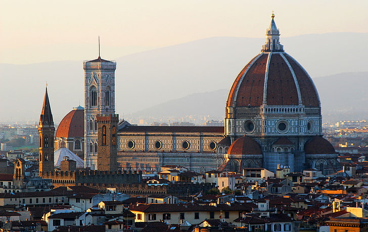 home, Italy, Florence, Duomo, the Cathedral of Santa Maria del Fiore, HD wallpaper