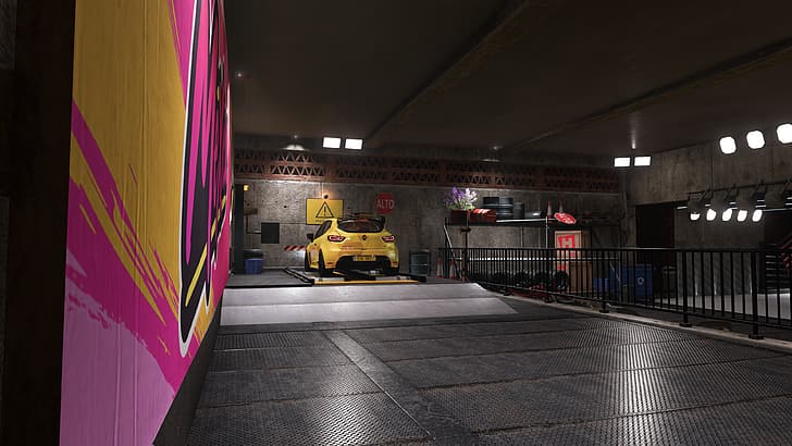 Forza Horizon 5, car, sports car, night, Renault, Renault Clio, HD wallpaper