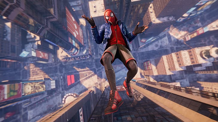 Spider-Man, Miles Morales, video game characters, video games, HD wallpaper