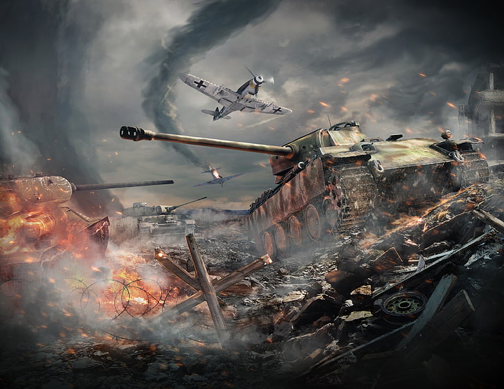 1920x1080px | free download | HD wallpaper: Battle, Tanks, War Thunder |  Wallpaper Flare