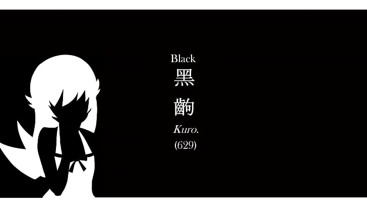 Monogatari Series, Oshino Shinobu, representation, text, illuminated, HD wallpaper