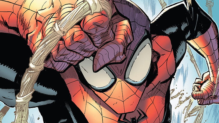 Marvel Comics, Spider-Man, comic art, superhero