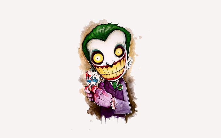 HD wallpaper: DC The Joker fan art, batman, cartoon, clowns, dark, evil,  games | Wallpaper Flare
