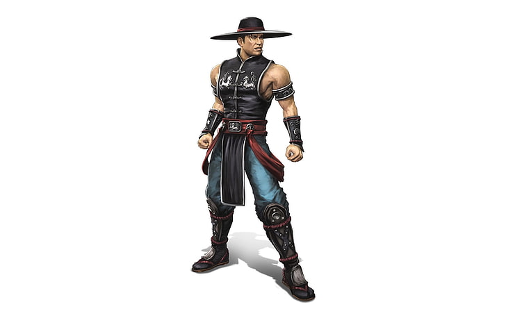 Mortal Kombat Kung Lao, fighter, character, hat, cowboy, men, HD wallpaper