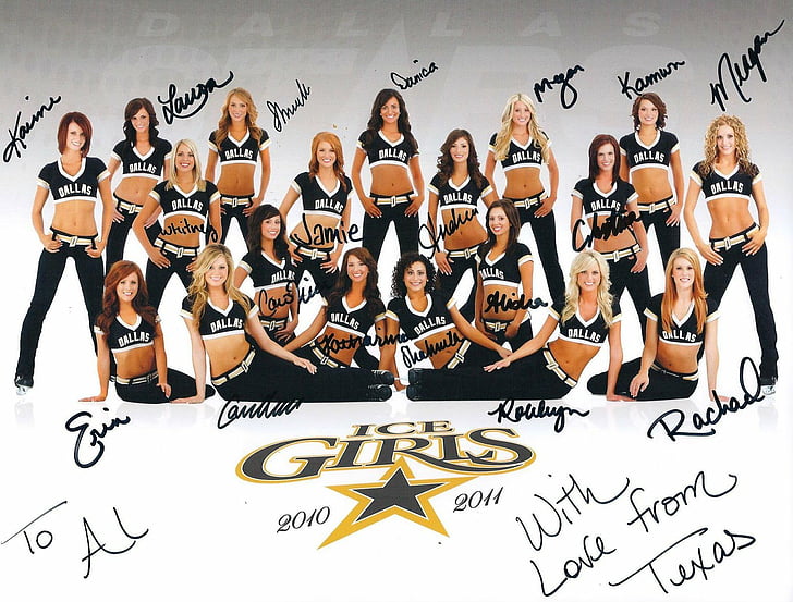 cheerleader, dallas, hockey, nhl, stars, texas, HD wallpaper