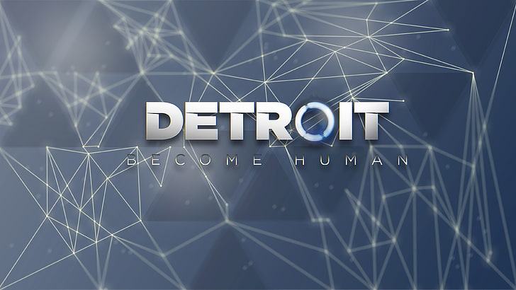 Plexus, Detroit: Become Human, lines, dots, blue, communication, HD wallpaper