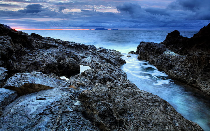 photography, water, sea, landscape, coast, rock formation