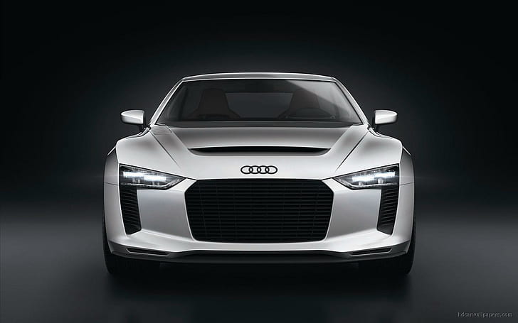 Audi Quattro Concept 2010, silver audi quattro concept, cars