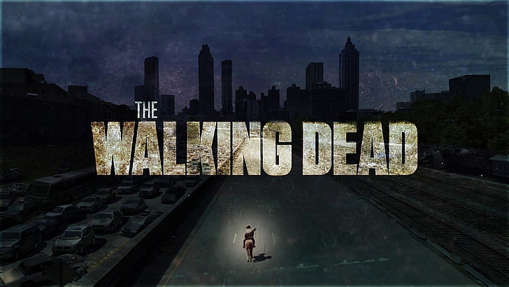 The Walking Dead digital wallpaper, TV, building exterior, built structure