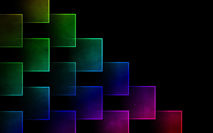 Hd Wallpaper Color Cubes Background Green Blue And Purple Graphics Facebook Cover Wallpaper Flare