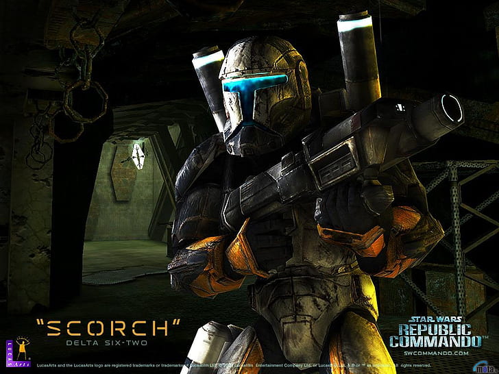 Commando Republic Republic Commando:Scorch Video Games Star Wars HD Art