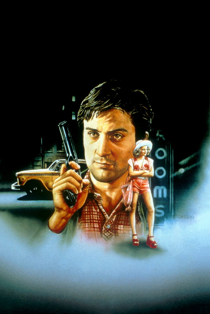 Taxi Driver Martin Scorsese Movie Advert Photo Robert De Niro Film Poster Photo