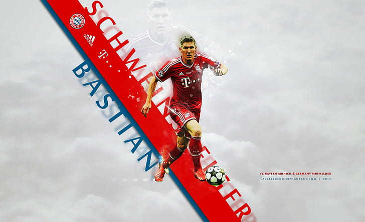 Bastian Schweinsteiger, FC Bayern, soccer, Bundesliga