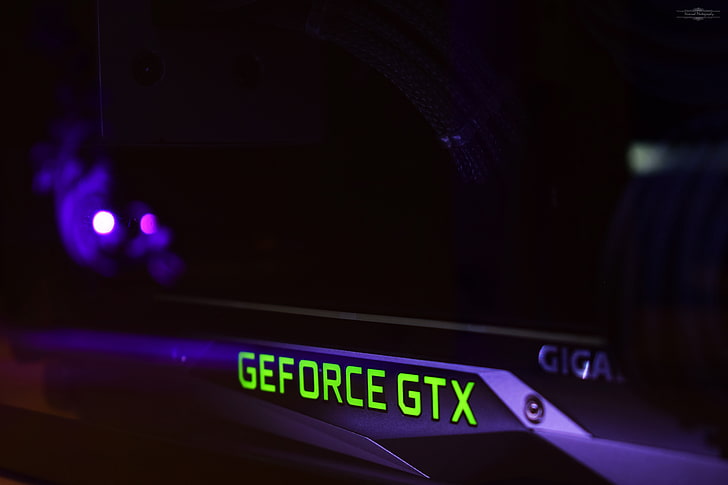 nvidia geforce gtx, gpu, Technology, illuminated, transportation, HD wallpaper