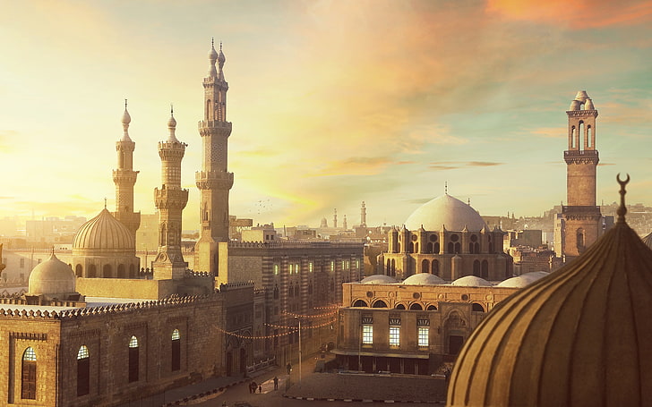 Egypt Ramadan 4K, architecture, built structure, building exterior, HD wallpaper