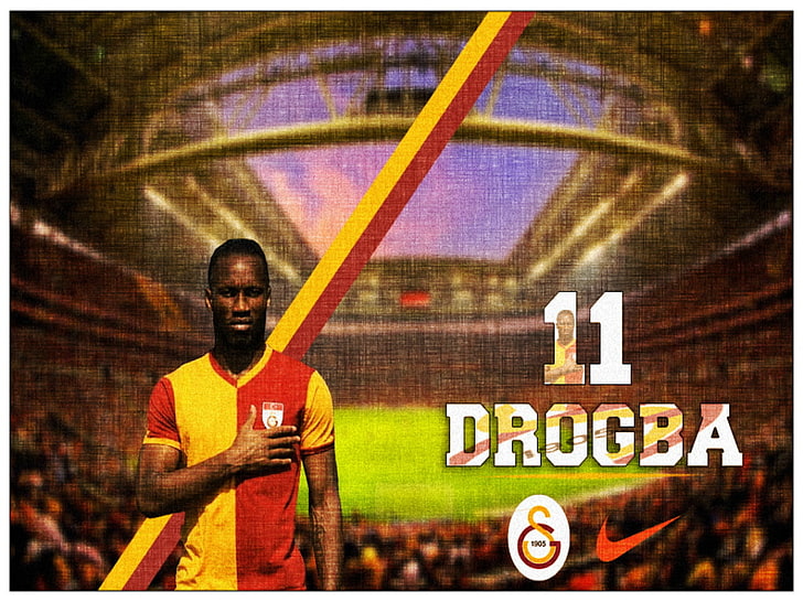 Didier Drogba, Galatasaray S.K., Fildişi Sahilleri, one person, HD wallpaper