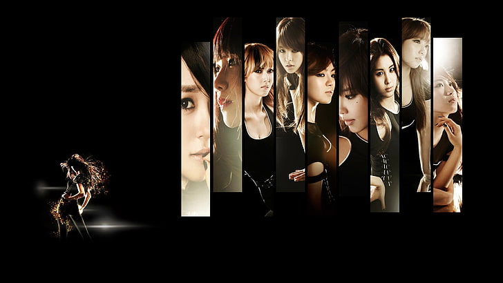 women's black shirt, Korean, K-pop, fashion, adult, young adult, HD wallpaper