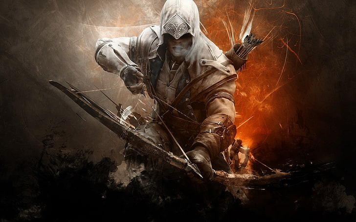 Assassin's Creed digital wallpaper, Assassin's Creed III, Connor Kenway, HD wallpaper