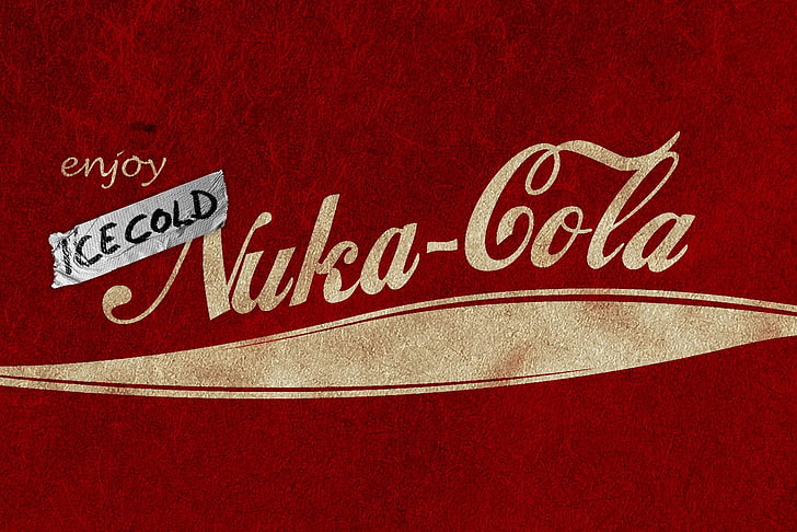 Nuka-Cola signage, Fallout, Nuka Cola, video games, Bethesda Softworks, HD wallpaper