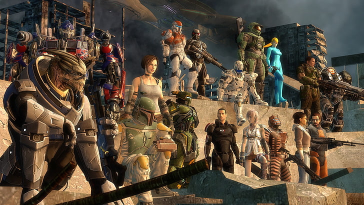 Star Wars Clone Wars wallpaper, video game characters, Mass Effect