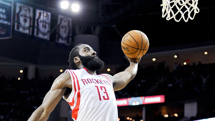 james harden computer, basketball - sport, real people, one person, HD wallpaper