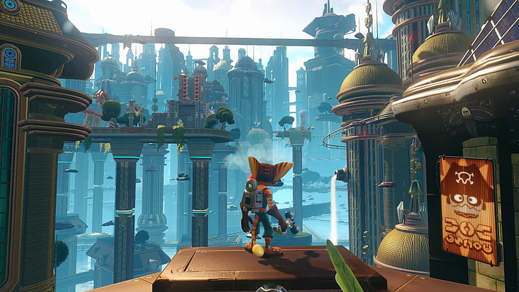 mobile game application, Ratchet & Clank, video games, screen shot, HD wallpaper