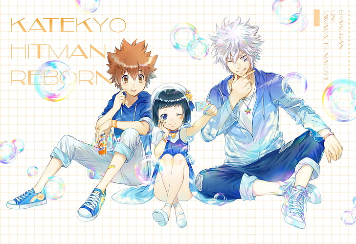 Anime, Katekyō Hitman Reborn!, Byakuran (Katekyo Hitman Reborn!), HD wallpaper