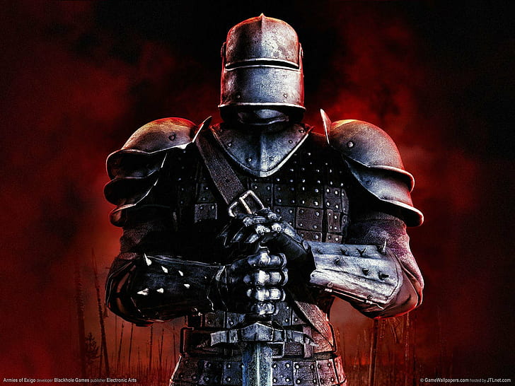 armies of exigo, suit of armor, military, government, armed forces