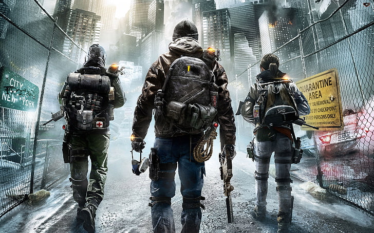 game application wallpaper, Tom Clancy's The Division, Ubisoft, HD wallpaper