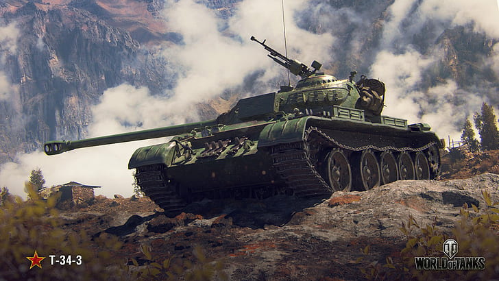 WoT, World of Tanks, Wargaming, T-34-3 HD wallpaper