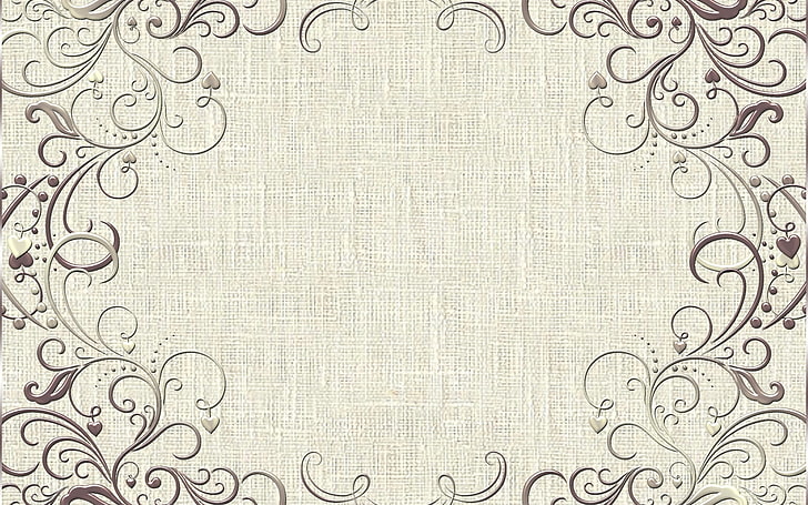 gray vine border clipart, patterns, vintage, fabric, background, HD wallpaper