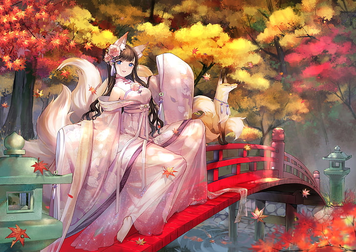 Japanese Mythology Kitsune the NineTailed Fox  Anime Amino