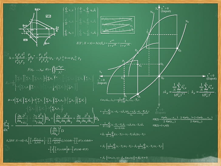 HD wallpaper: chalkboard mathematics formula, no people, diagram, green  color | Wallpaper Flare