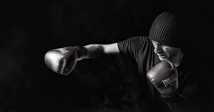 kickboxing, sports, one person, boxing - sport, men, strength