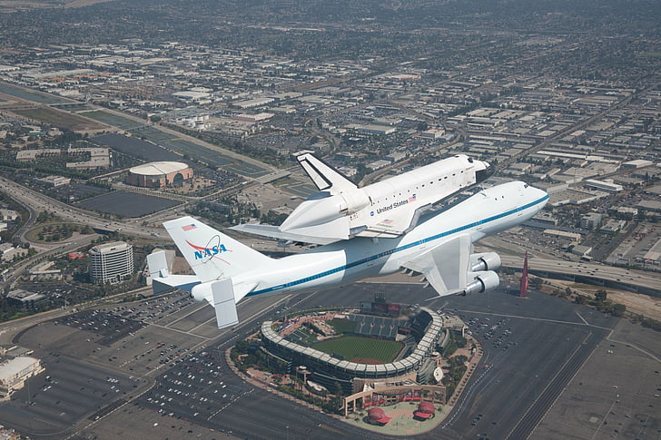 Space Shuttles, Space Shuttle Endeavour, Airplane, Anaheim, HD wallpaper