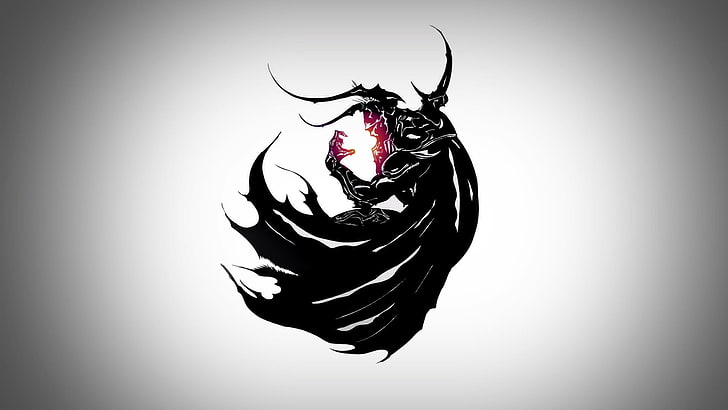 black and red demon with wings wallpaper, Golbez , Final Fantasy