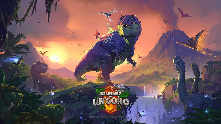Journey to Un'Goro digital wallpaper, Hearthstone: Heroes of Warcraft