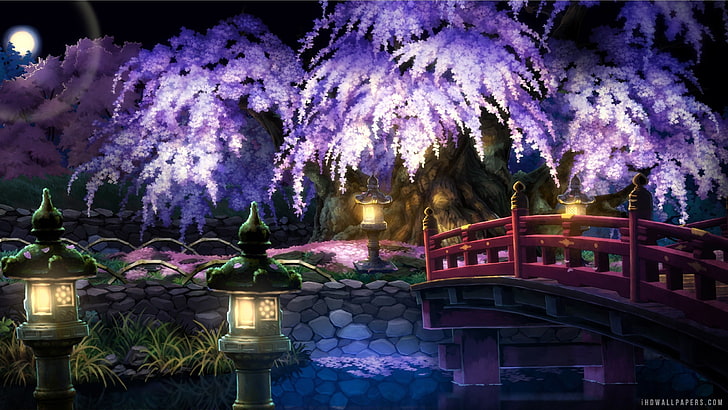 Muramasa, illuminated, architecture, built structure, night, HD wallpaper