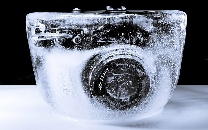 Ice Zenit Camera, photo camera, HD wallpaper